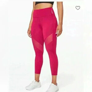 LULULEMON x BARRYS Stronger As One Tight 25" Size 4 Ruby Red